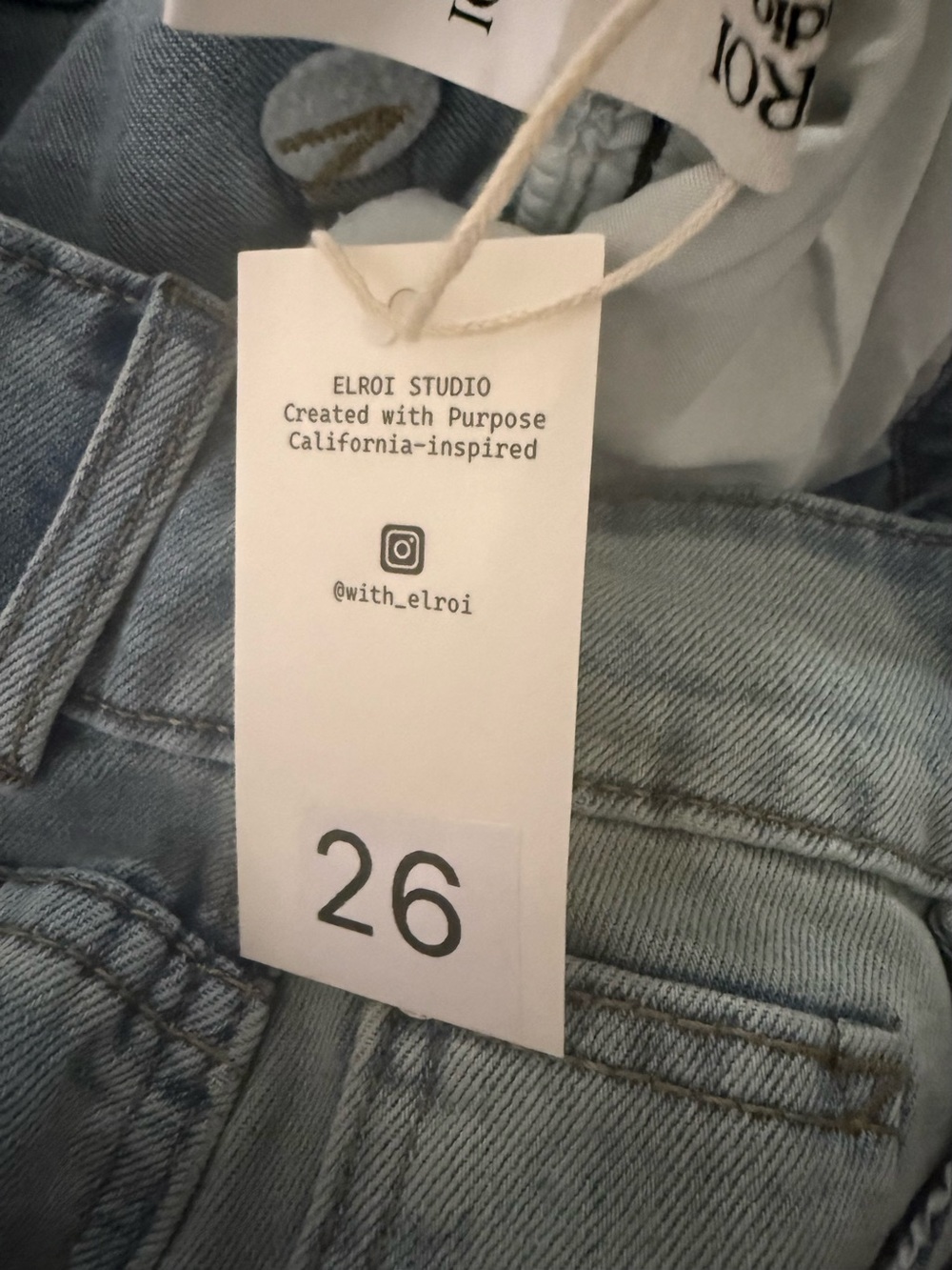 Wide Leg flared stretchy jeans by Elroi Stidio - Picture 5 of 5